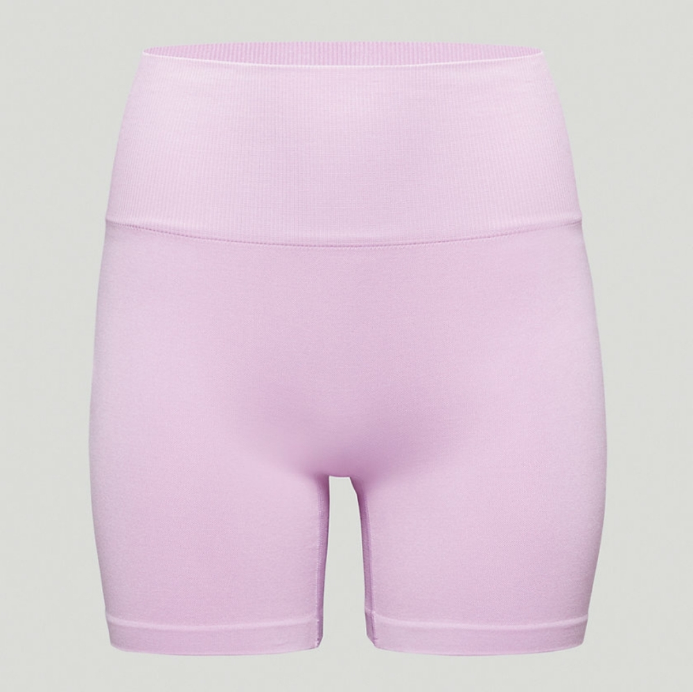 TnaBody NWT Atmosphere Hi-Rise 5" Bike Short in Confetti Purple sz S/P